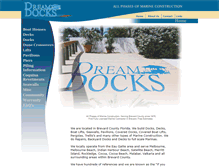 Tablet Screenshot of dreamdocks.com